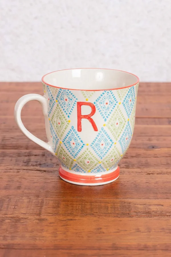 Eclectic Alphabet Mug R