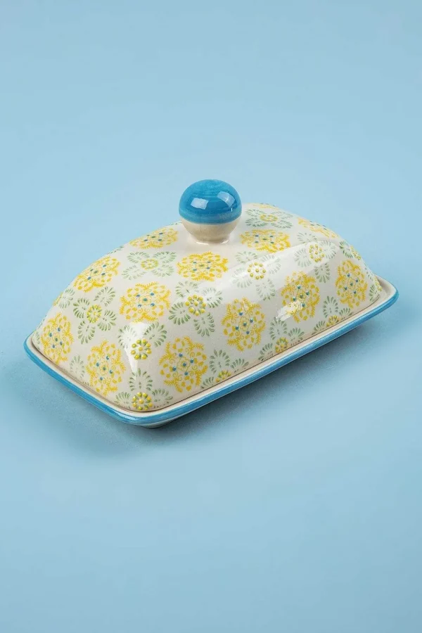 Eclectic Ceramic Butter Dish