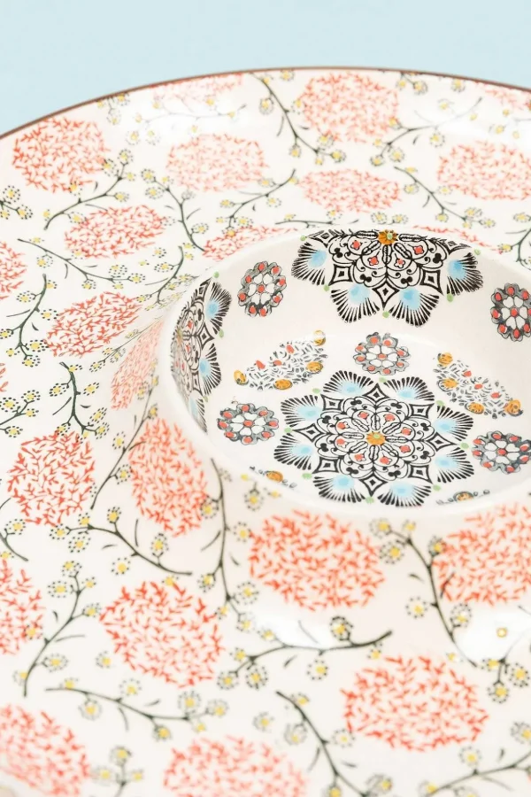 Eclectic Chip And Dip Dish