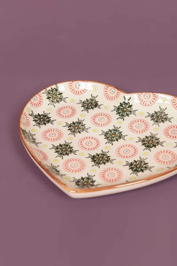 Eclectic Heart Shaped Dish