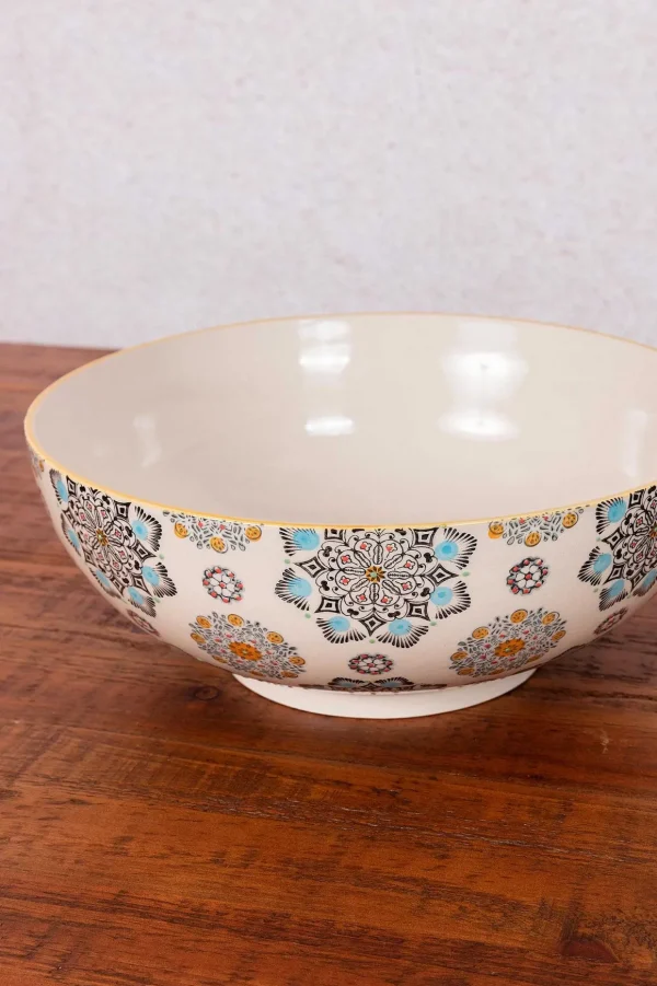 Eclectic Large Serving Bowl