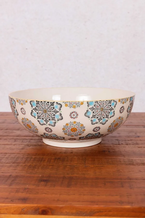 Eclectic Large Serving Bowl