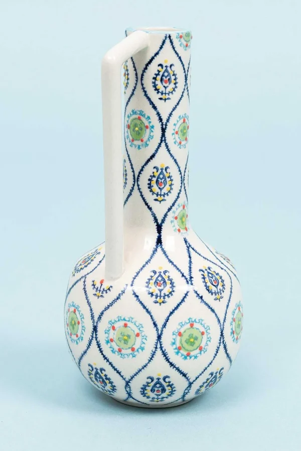 Eclectic Long Neck Vase