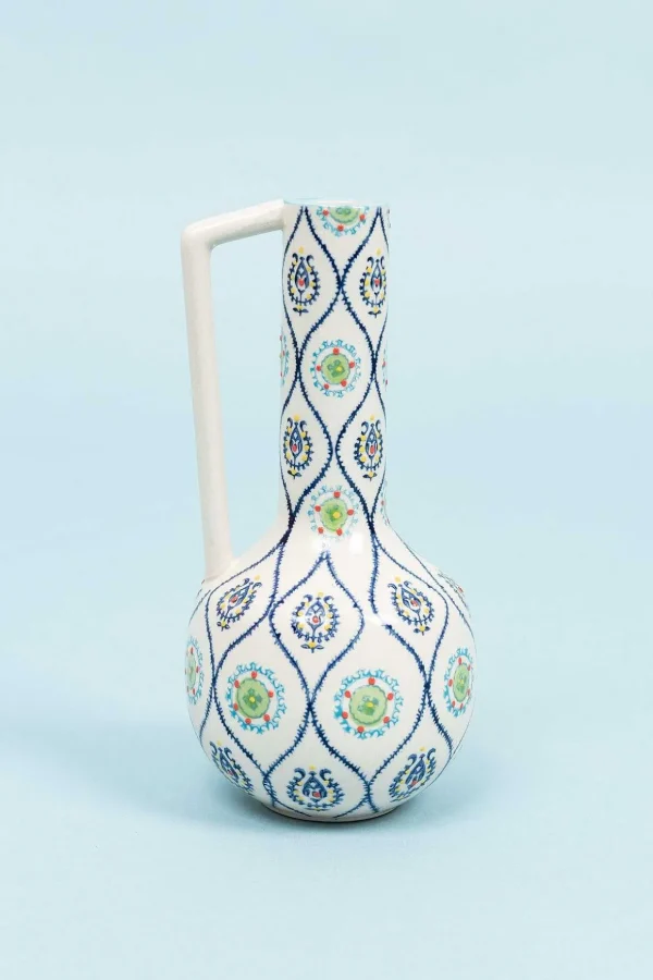 Eclectic Long Neck Vase