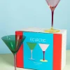 Eclectic Martini Glass Set Of 2