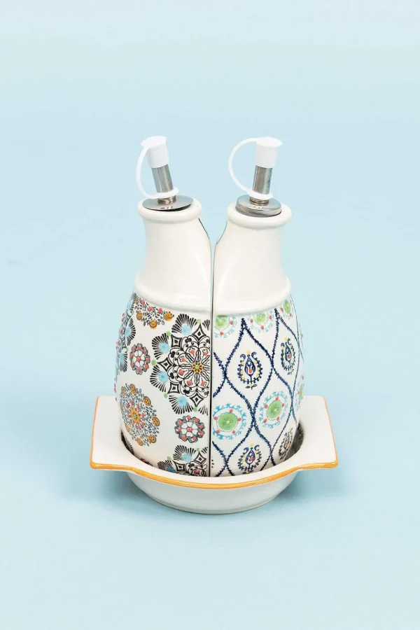 Eclectic Oil & Vinegar Serve Set