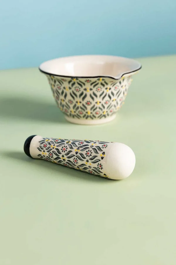 Eclectic Pestle And Mortar Set