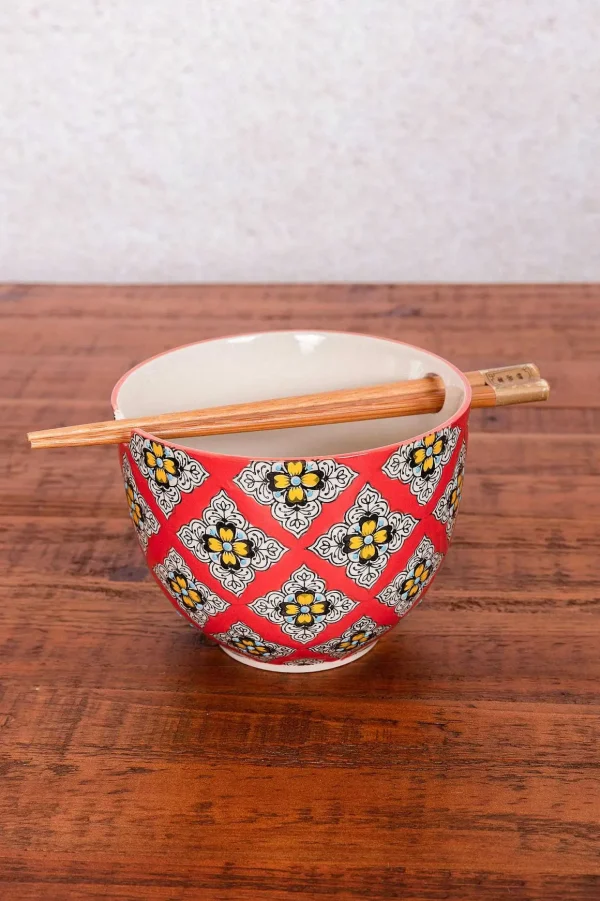 Eclectic Rice Serving Bowl