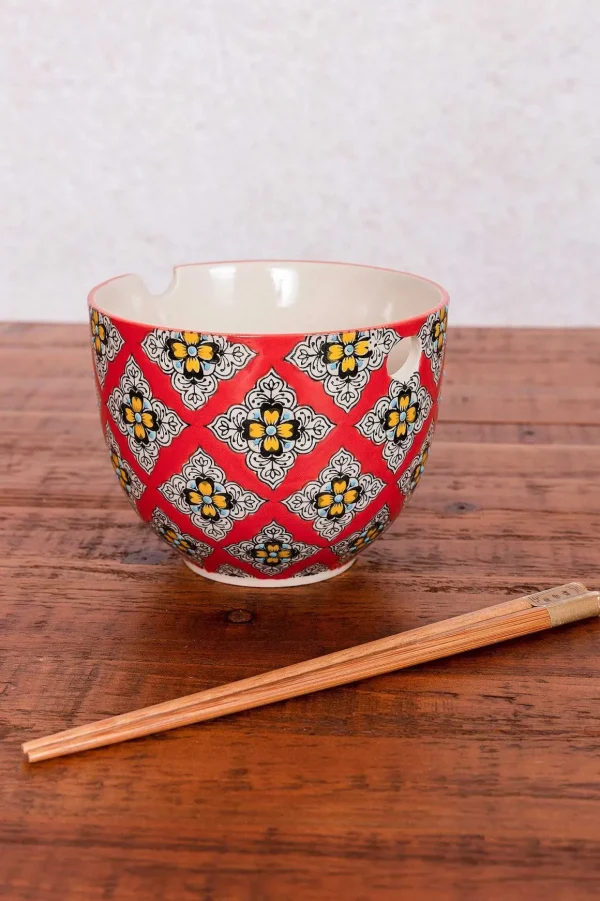 Eclectic Rice Serving Bowl