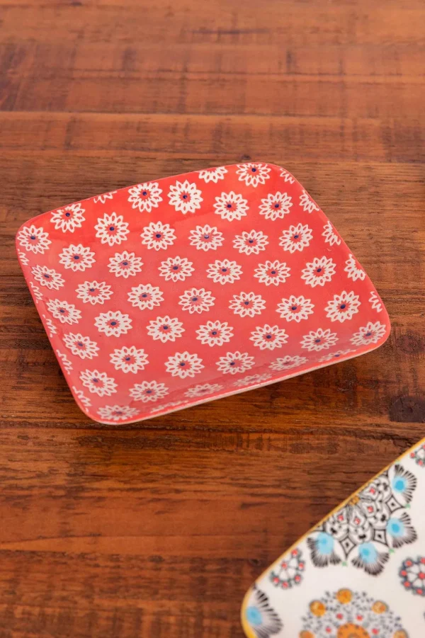 Eclectic Square Serving Plate