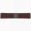 Elasticated Belt In Coffee