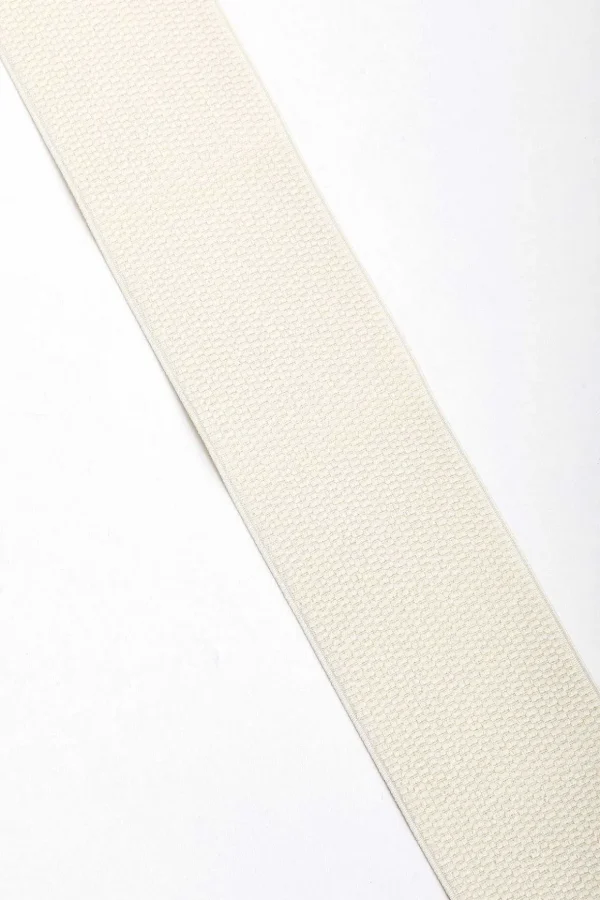 Elasticated Cream Belt