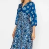 Eliza Midi Dress In Navy