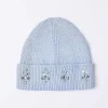 Embellished Beanie In Blue