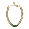 Emerald Mesh Bracelet