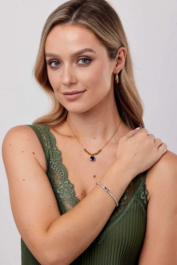 Emmalyn Amethyst Necklace