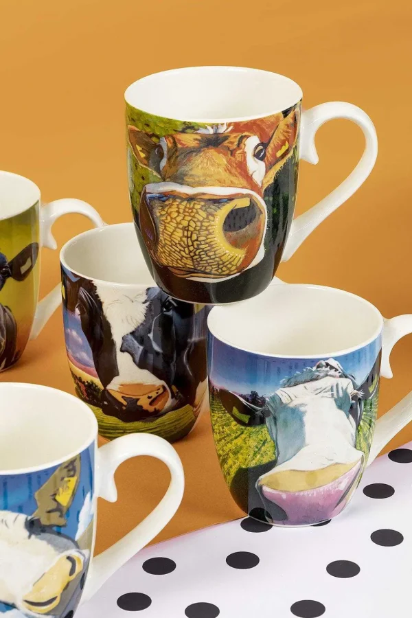 Eoin Oconnor Set Of 6 Mugs In Hatbox