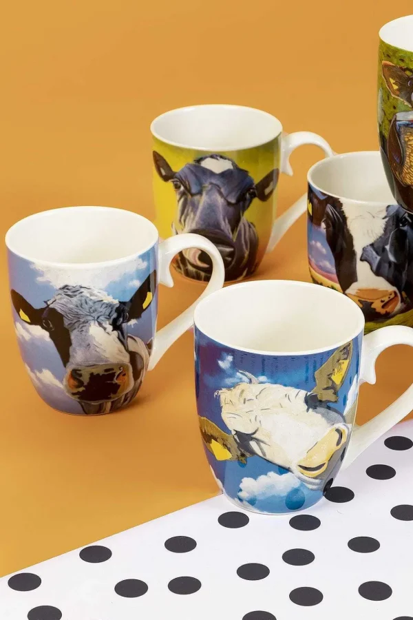 Eoin Oconnor Set Of 6 Mugs In Hatbox