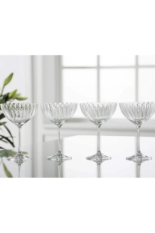 Erne Champagne Saucer Set