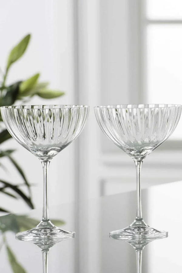 Erne Champagne Saucer Set