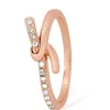 Eternal Knot Ring In Rose Gold - Size 8