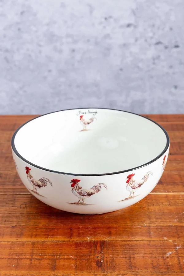 Farm Design Serving Bowl