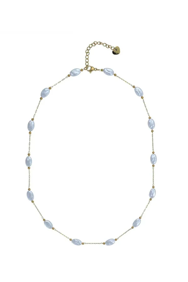 Faux Freshwater Pearl Necklace