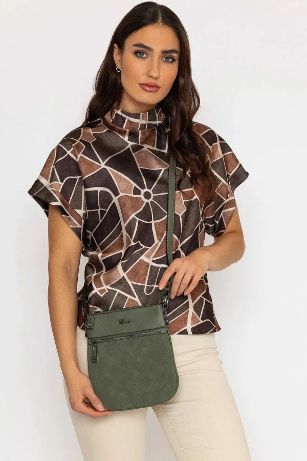 Faye Crossbody Bag In Olive
