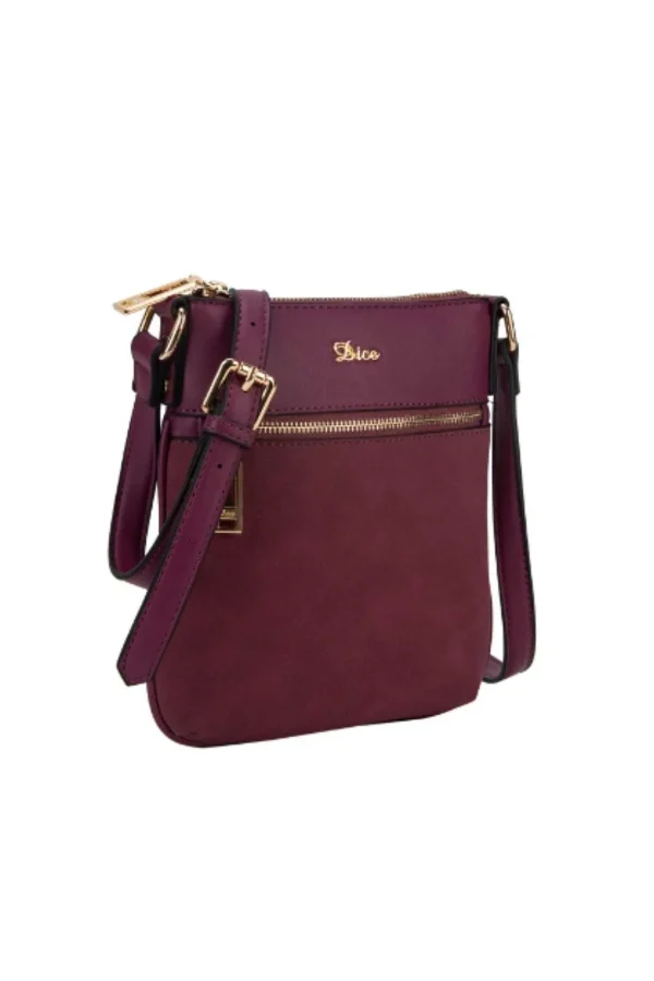 Faye Crossbody Bag In Plum