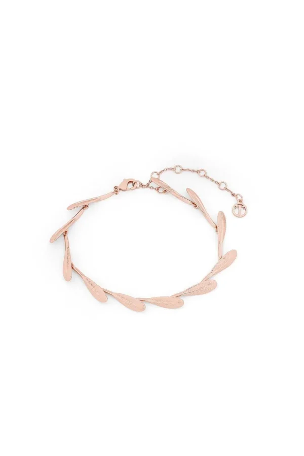 Feather Bracelet Plumage In Rose Gold