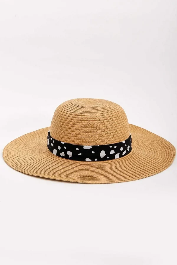 Floppy Hat With Animal Trim