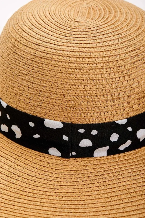 Floppy Hat With Animal Trim