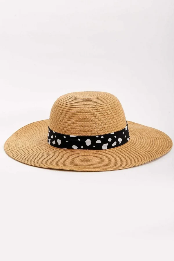 Floppy Hat With Animal Trim