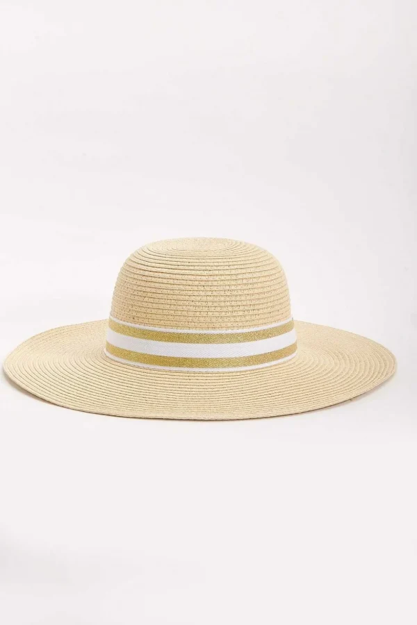 Floppy Hat With Lurex Trim