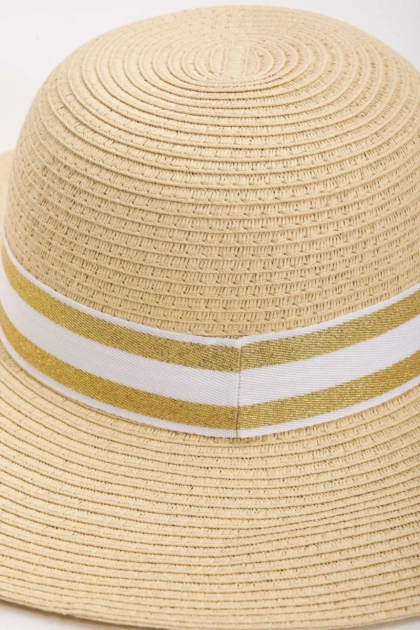 Floppy Hat With Lurex Trim