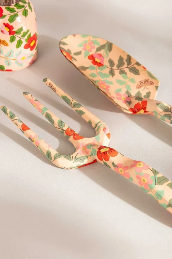 Floral Garden Tool Set Of 2