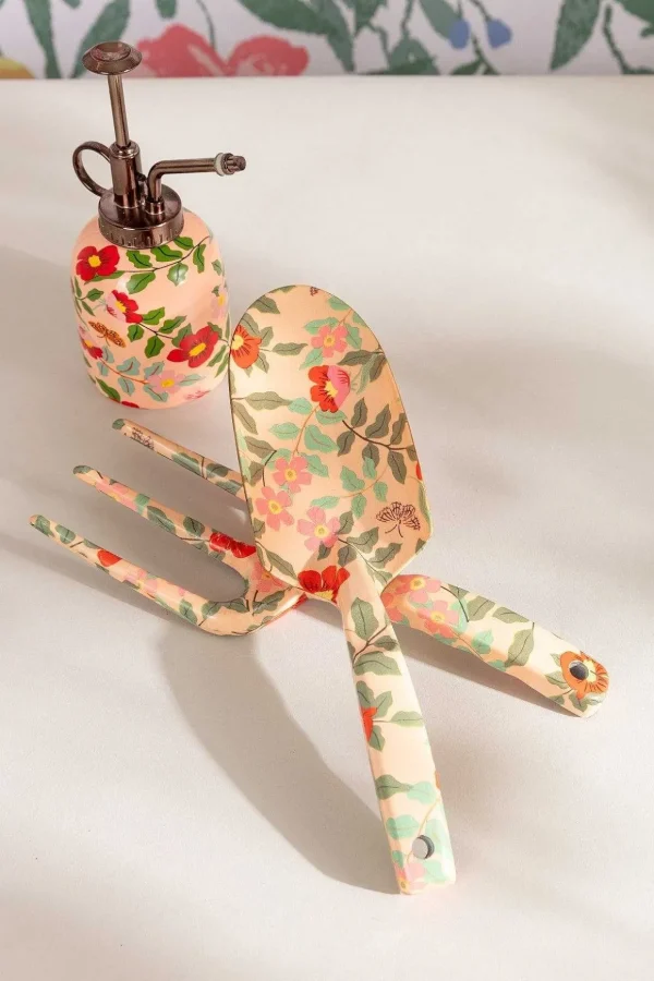 Floral Garden Tool Set Of 2