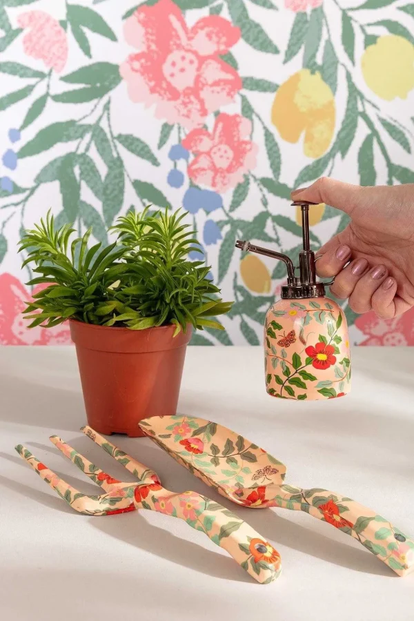 Floral Garden Tool Set Of 2