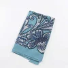 Floral Scarf In Blue