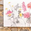 Floral Spray Canvas Wall Art