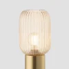 Fluted Glass Table Lamp