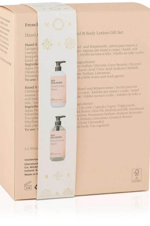 French Linen Water Wash And Lotion Gift Set.