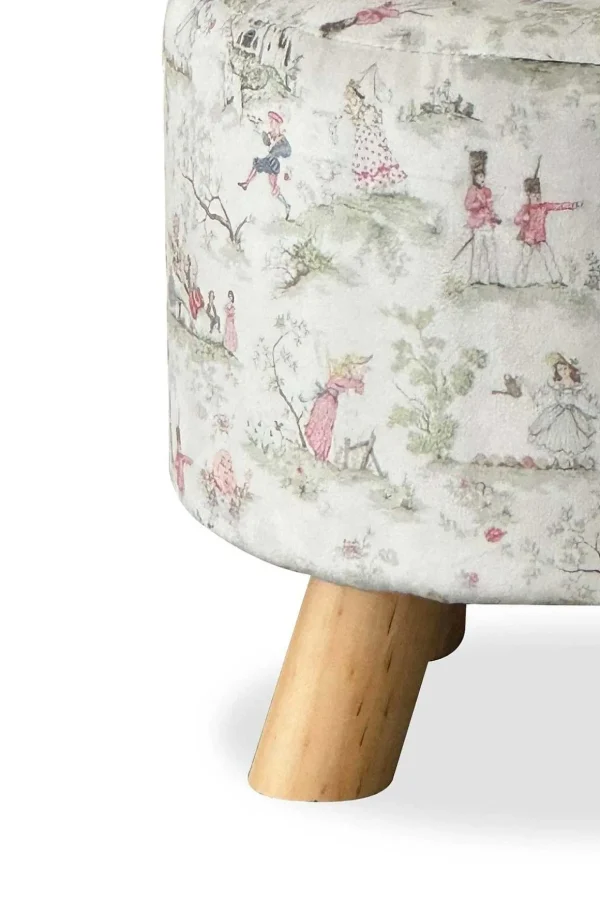 French Sketch Footstool