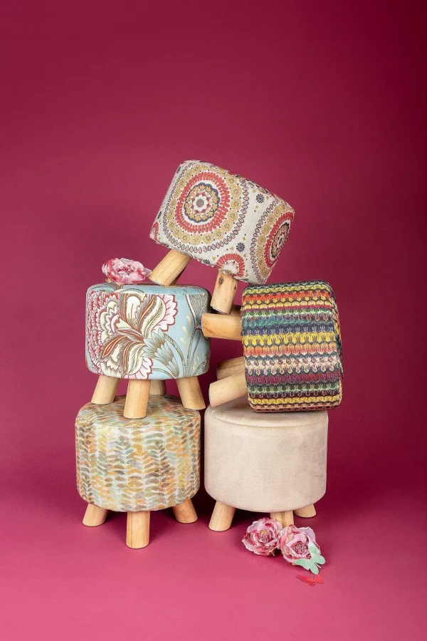 French Sketch Footstool