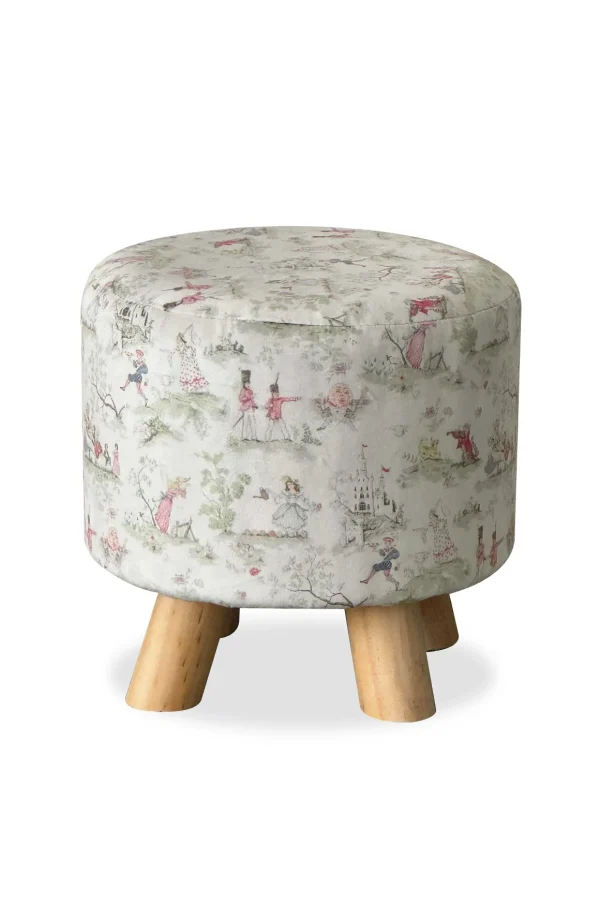 French Sketch Footstool
