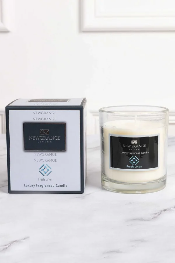 Fresh Linen Fragranced Candle