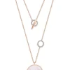 Full Moon Pendant In Rose Gold