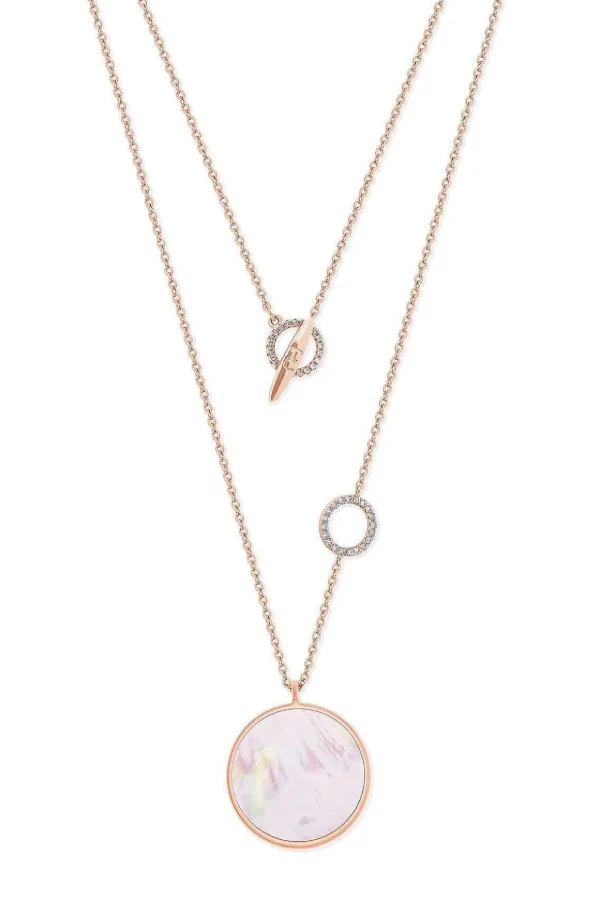 Full Moon Pendant In Rose Gold