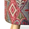 Geometric Diamond Footstool