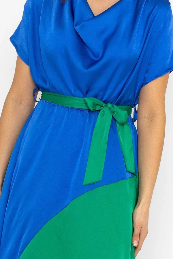 Gigi Midi Dress In Blue